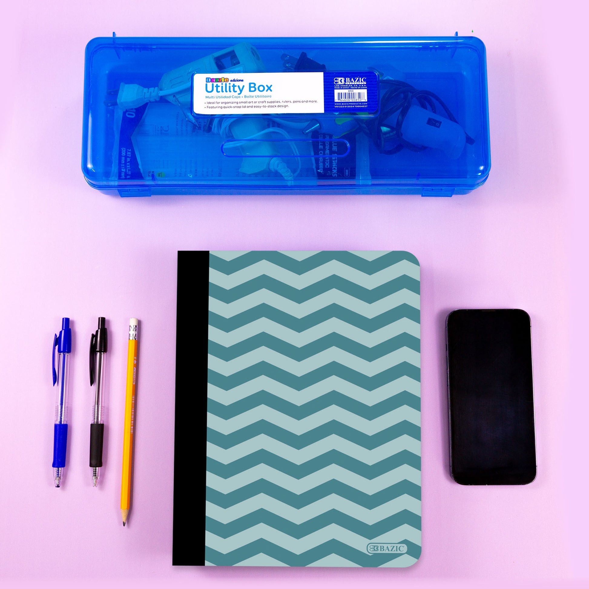 College Ruled Chevron Composition Book, 100 Sheets