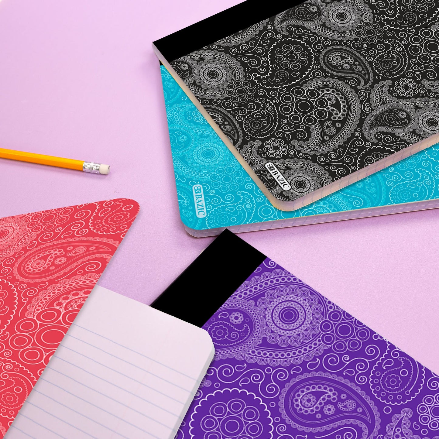 Paisley Composition Notebook, College-Ruled
