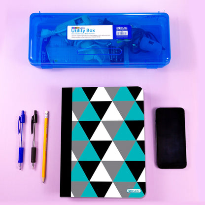 Geometric Composition Notebook, College-Ruled