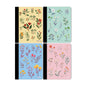 Floral Composition Notebook, College-Ruled