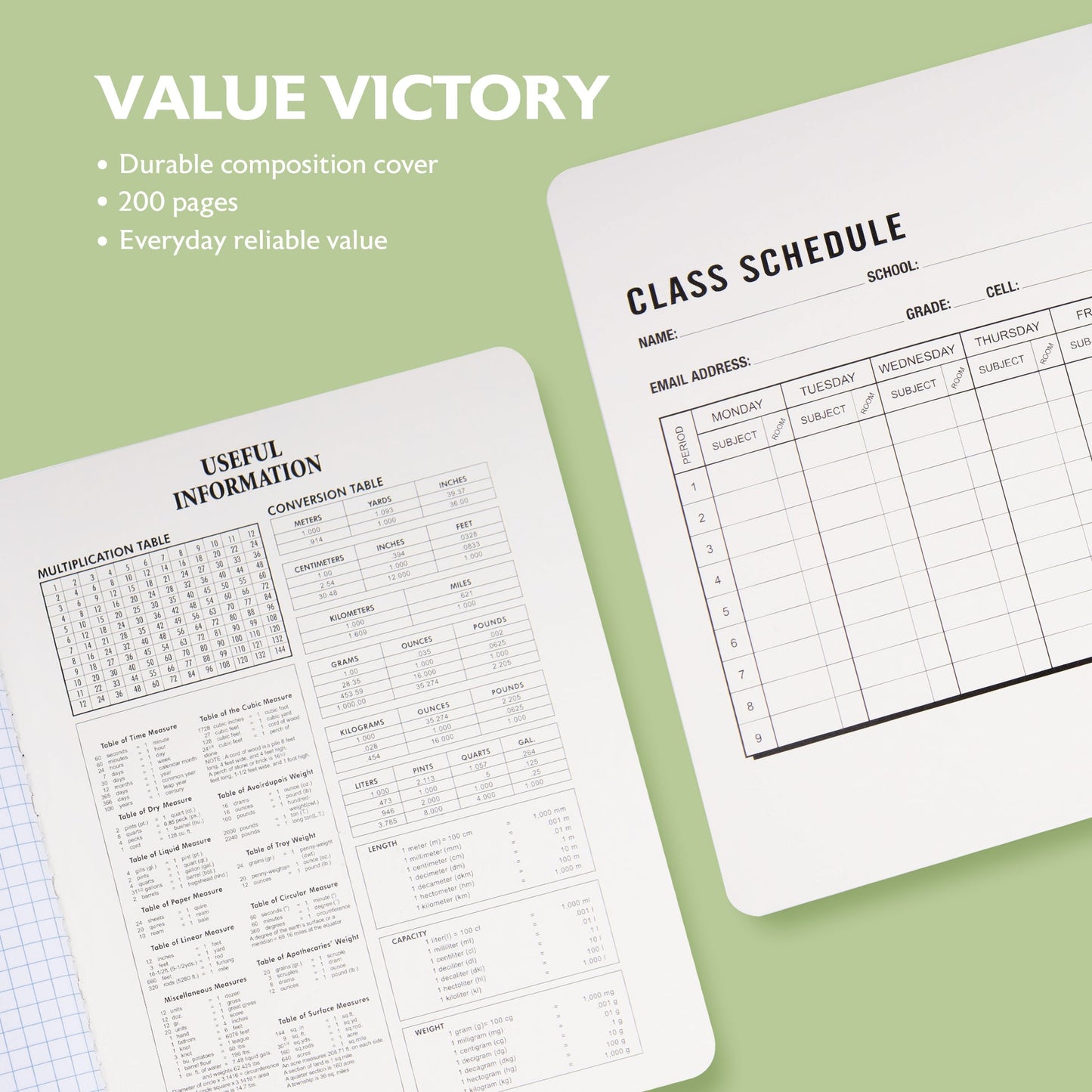 Quad-Ruled Composition Notebook, 4 Sq/in Grid