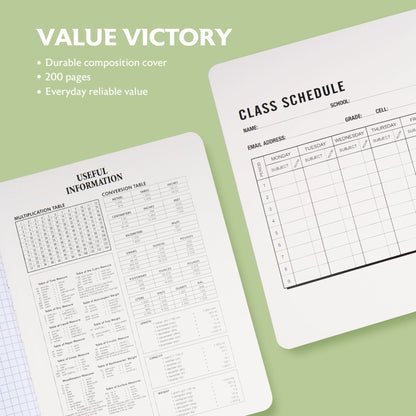 Quad-Ruled Composition Notebook, 4 Sq/in Grid