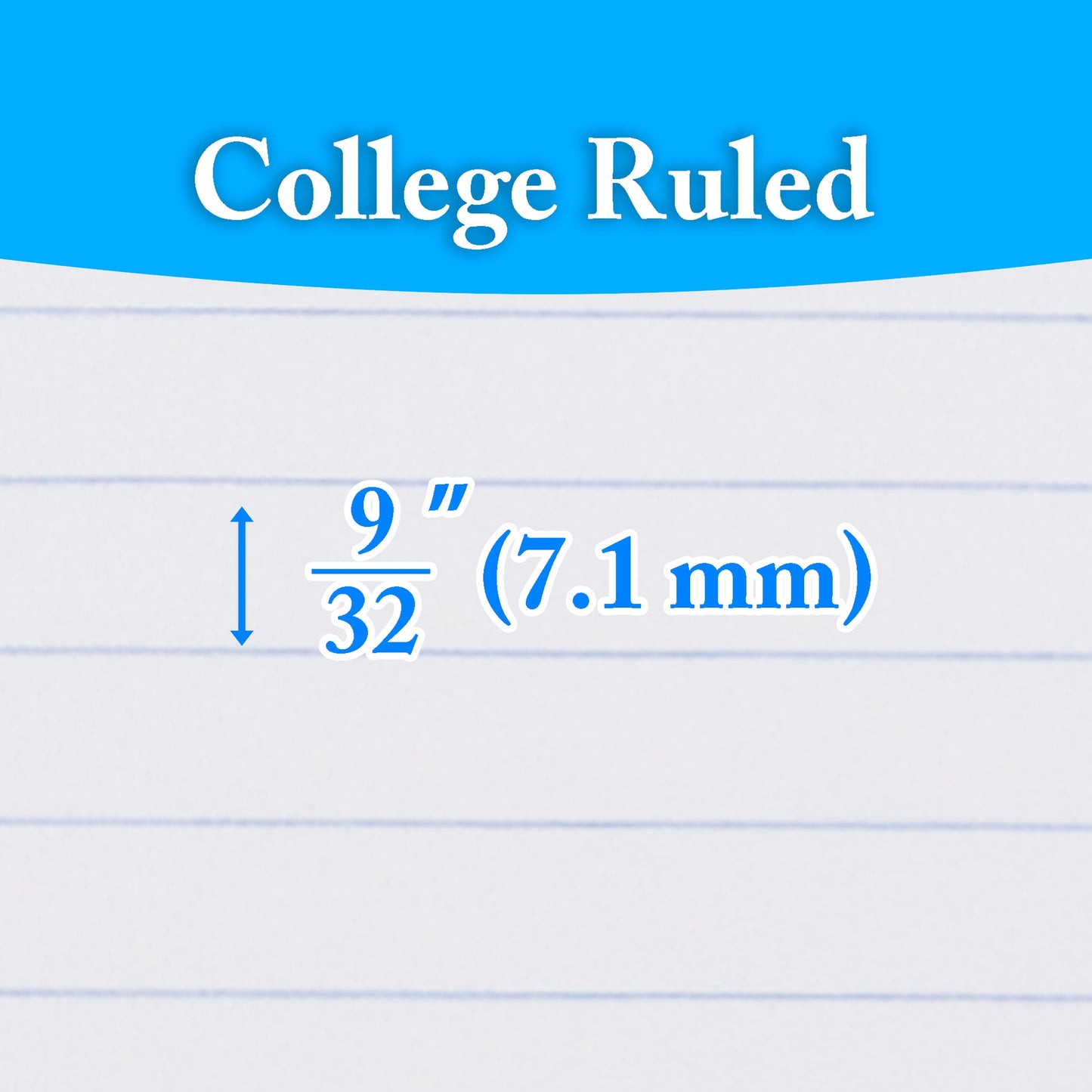 3-Subject Spiral Notebook, College-Ruled