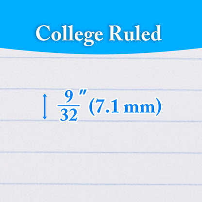 3-Subject Spiral Notebook, College-Ruled