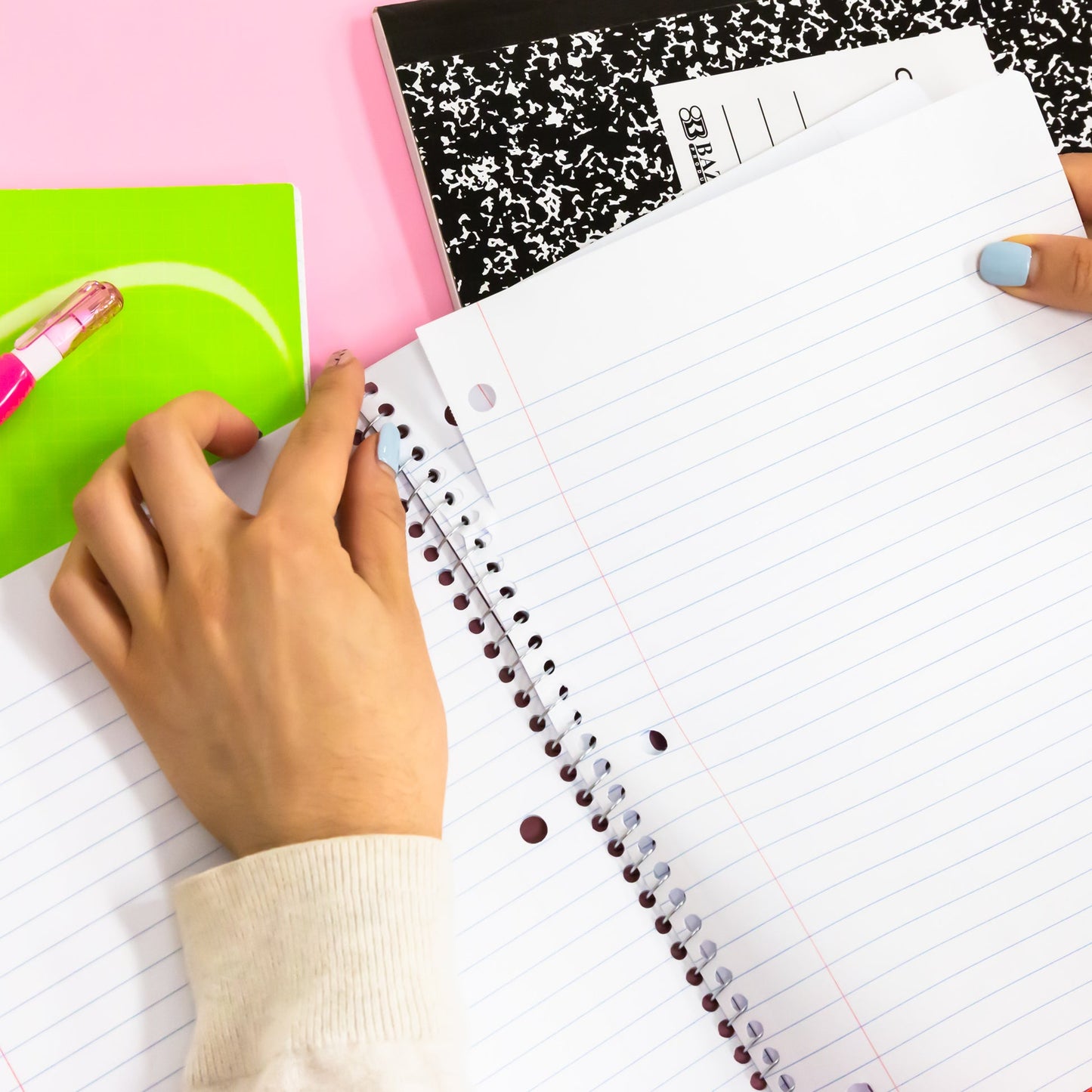 3-Subject Spiral Notebook, College-Ruled