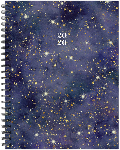 Starry Night 2026 6.5" x 8.5" Weekly Monthly Softcover Planner