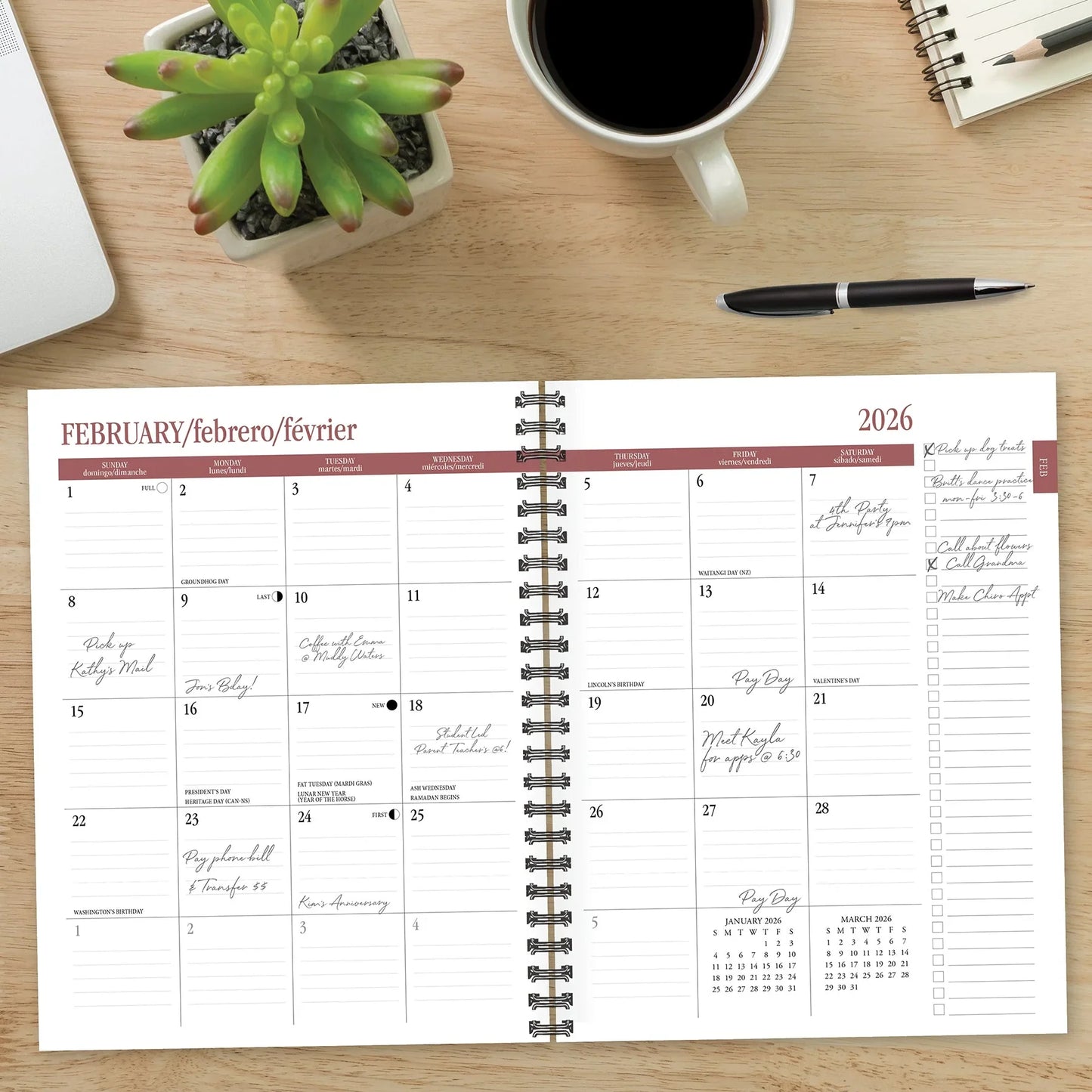 Poppy Plans 2026 8.5 X 11 Weekly Monthly Softcover Planner [9781549256714]