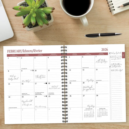 Poppy Plans 2026 8.5 X 11 Weekly Monthly Softcover Planner [9781549256714]