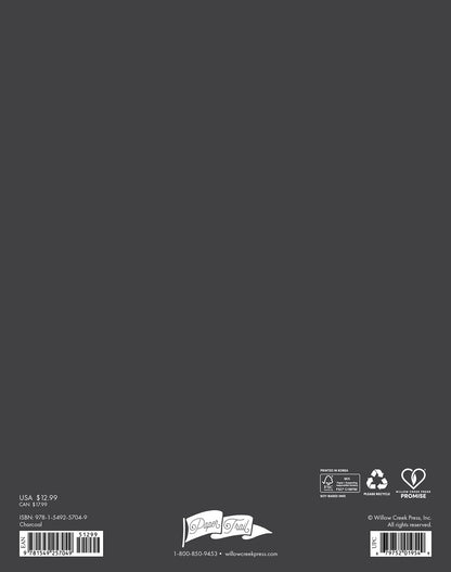 Charcoal 2026 7.5" x 9.5" Booklet Monthly Planner