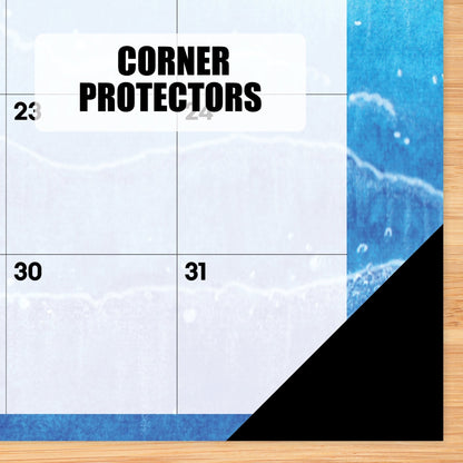 Beaches 2026 17" x 12" Small Monthly Desk Pad