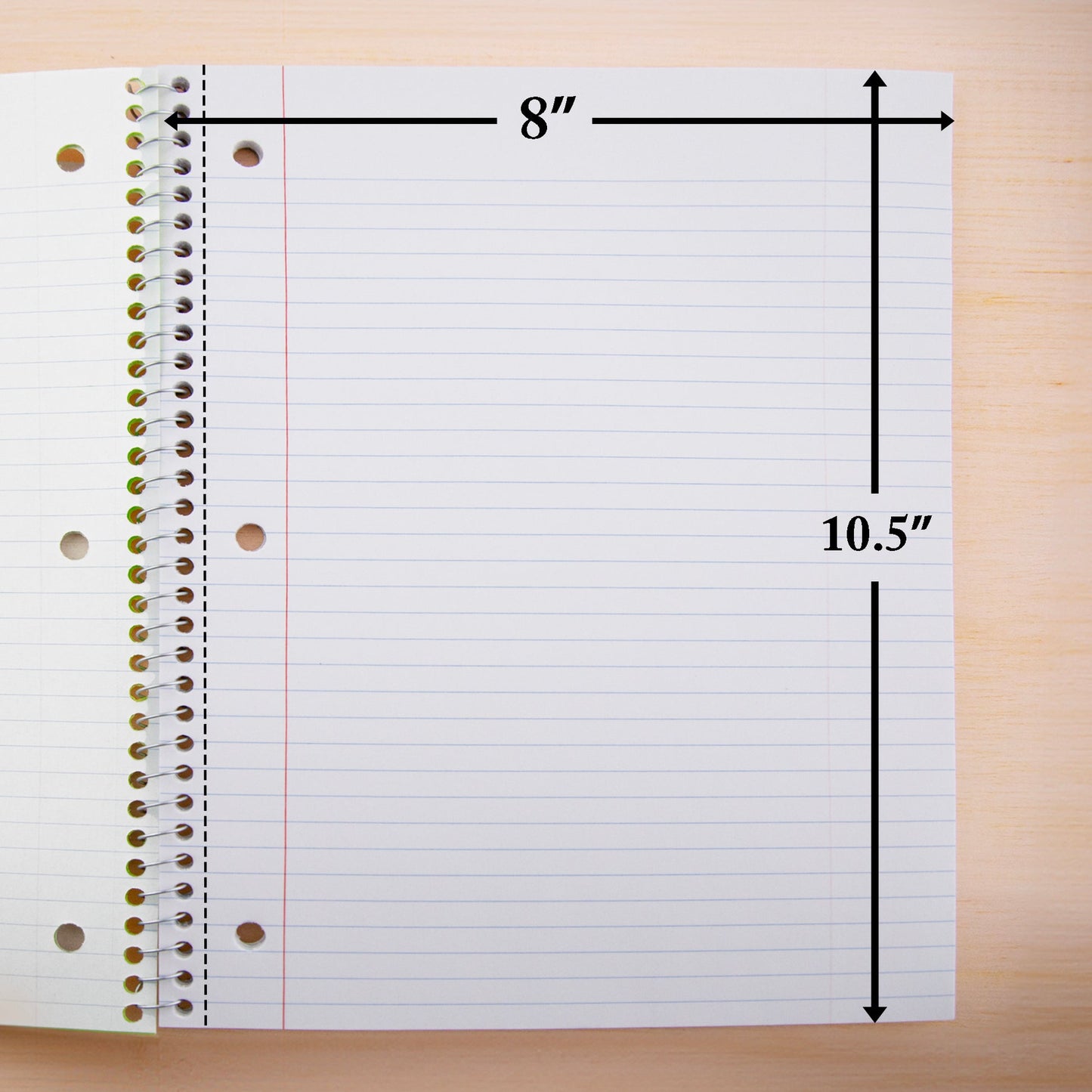 5-Subject Spiral Notebook, College-Ruled