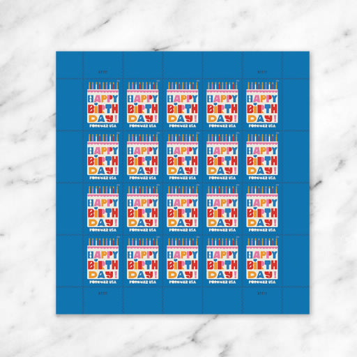 USPS Forever Stamps Books - Happy Birthday