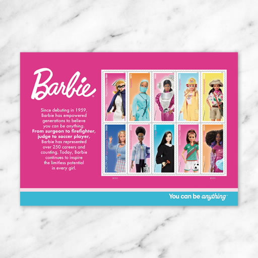 USPS Forever Stamps Sheet - Barbie