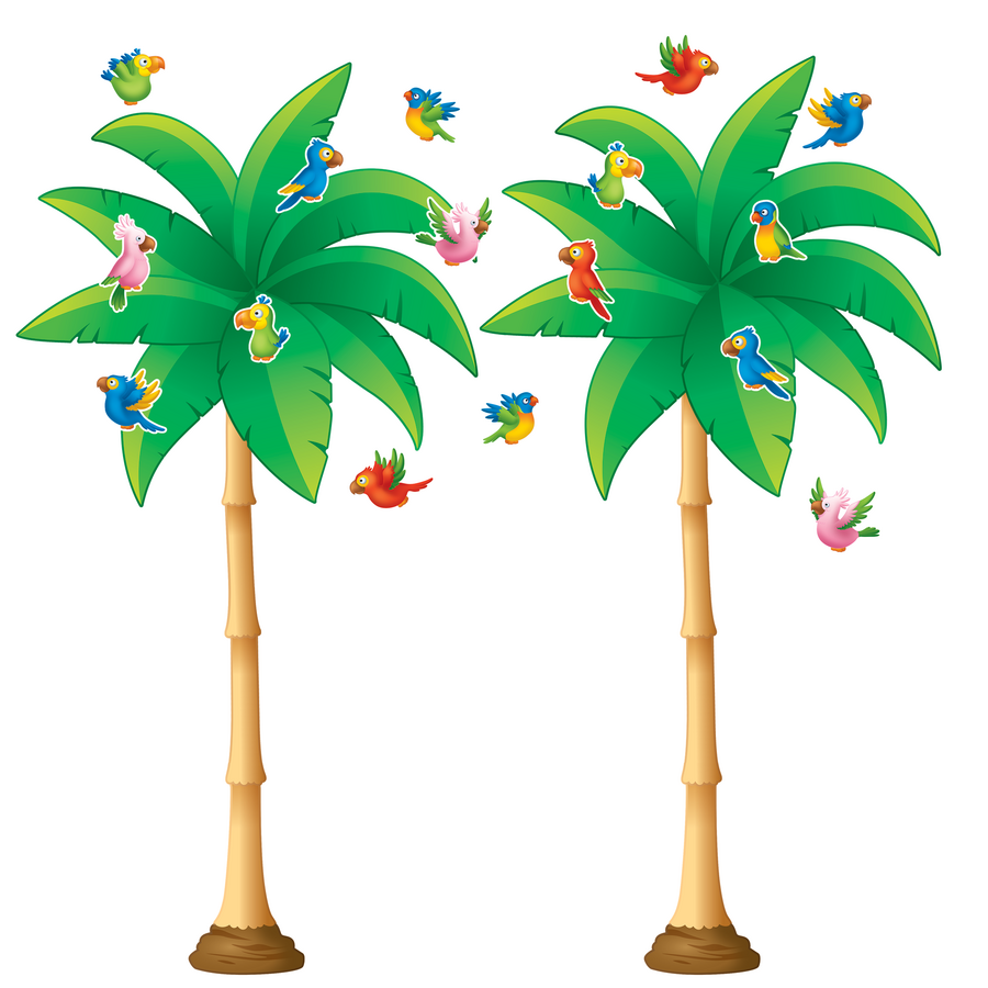 Tropical Trees Bulletin Board Display Set