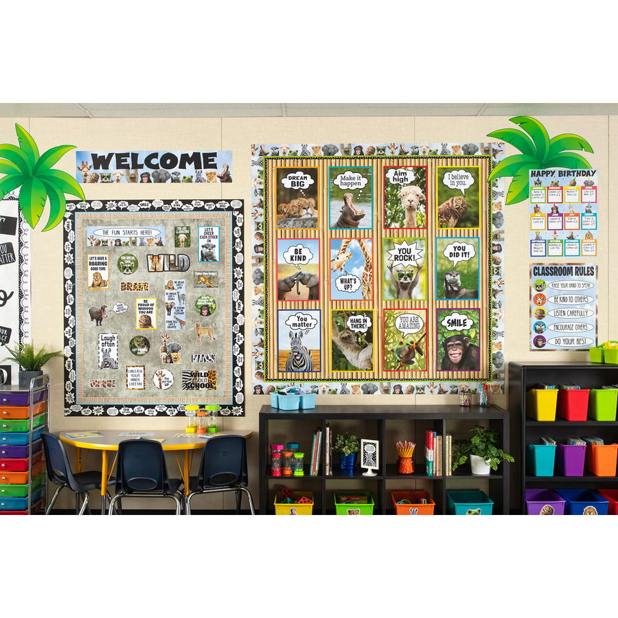 Tropical Trees Bulletin Board Display Set