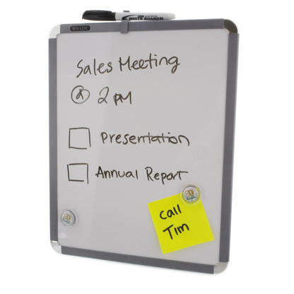 Aluminum Frame Magnetic Dry Erase Board, 11 x 14 in