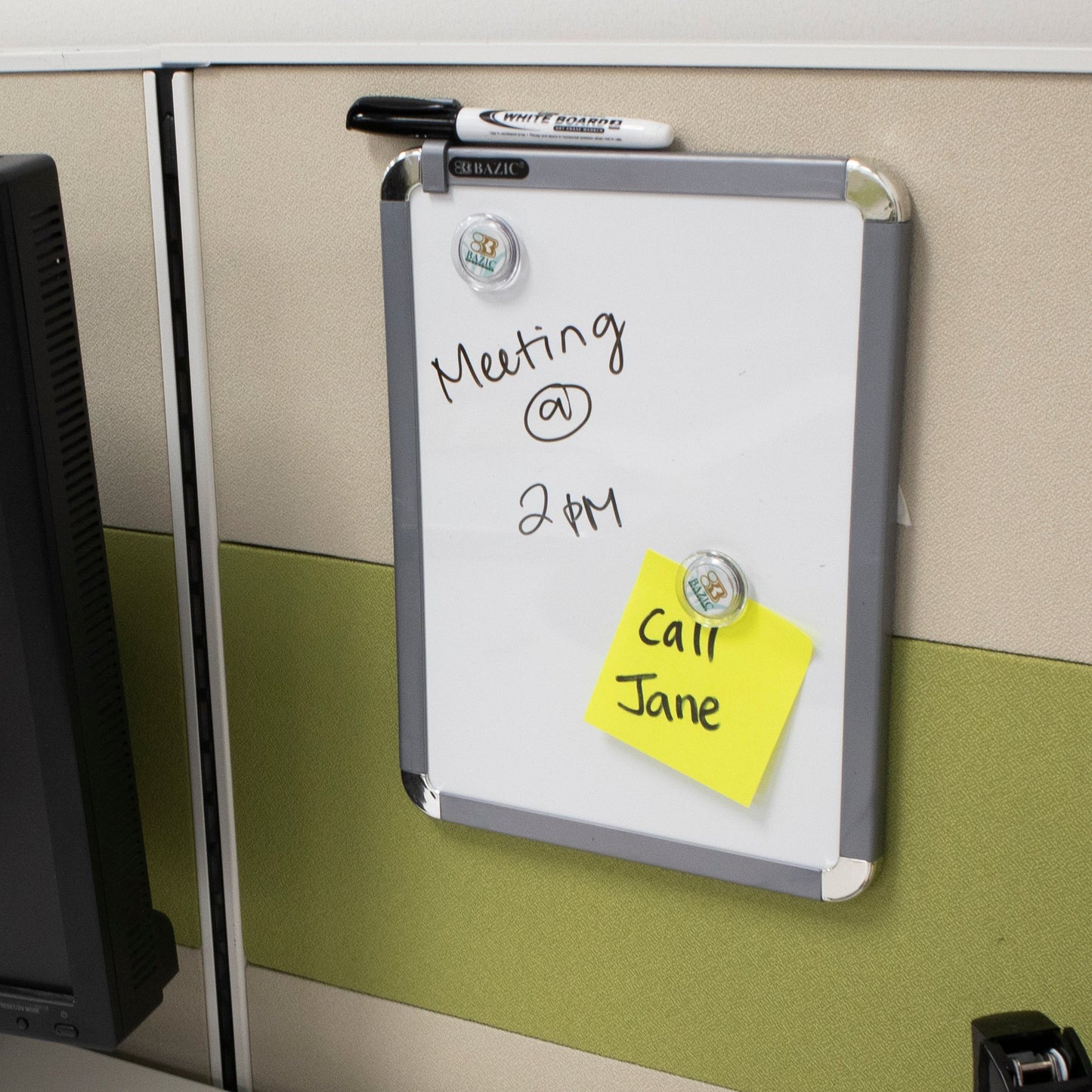 Aluminum Frame Magnetic Dry Erase Board, 11 x 14 in
