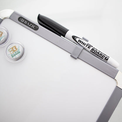 Aluminum Frame Magnetic Dry Erase Board, 11 x 14 in