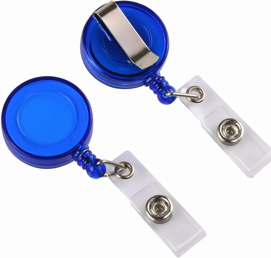 JANYUN 30 Pcs Retractable Badge Reel, ID Badge Holder Clip for Nurse
