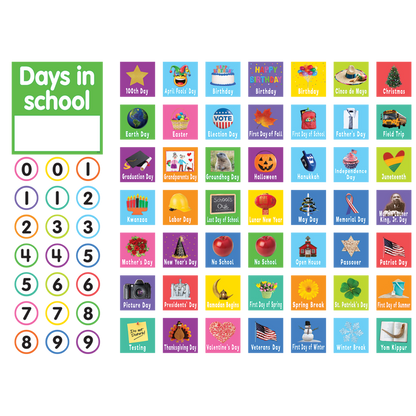 Colorful Calendar Bulletin Board