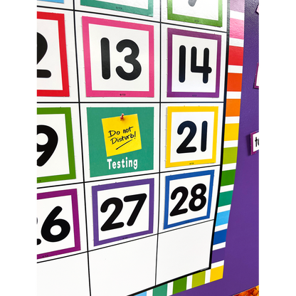 Colorful Calendar Bulletin Board