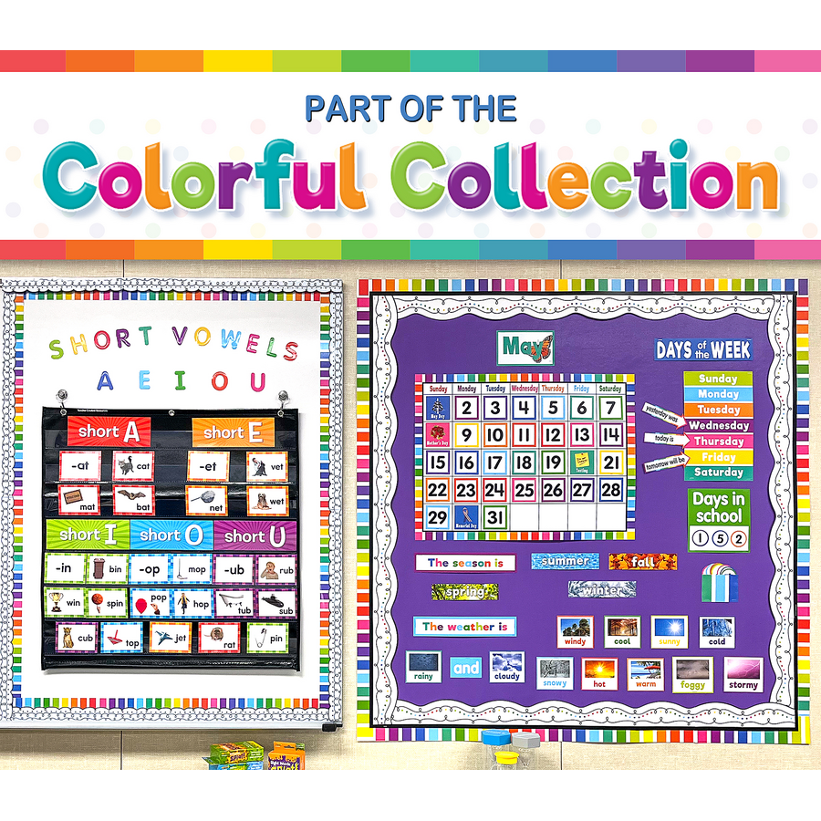 Colorful Calendar Bulletin Board