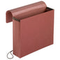 Pendaflex Redrope Expanding Wallet, 5 1/4" Expansion, Letter Size, Redrope, Pack Of 10 [PFX1073GOX]