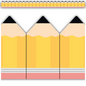Pencils Die-Cut Border Trim
