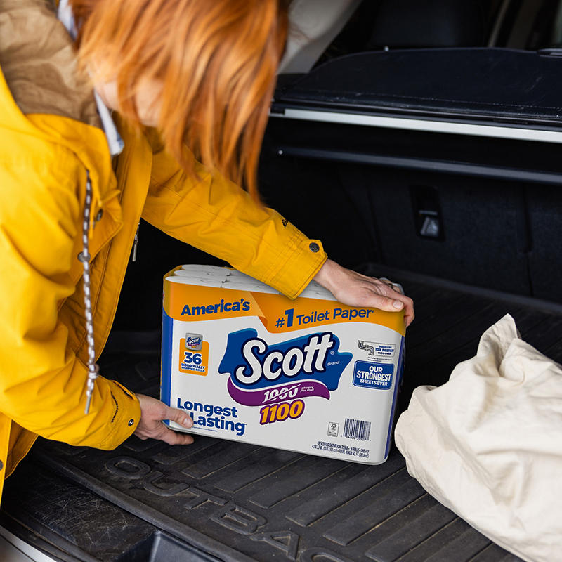 Scott 1-Ply Toilet Paper, 36 pk./1,100 sheets per roll