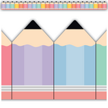Cool for School Pencils Die-Cut Border Trim