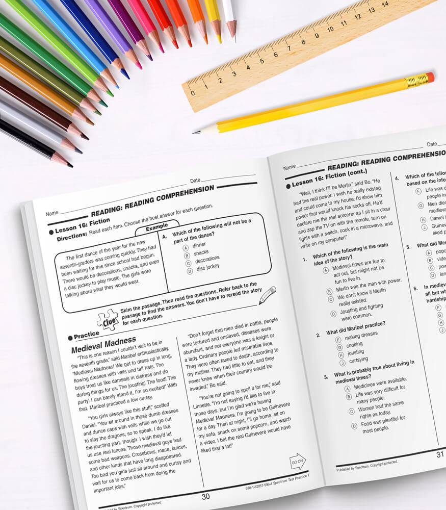 Spectrum Test Practice Workbook Grade 7 Paperback