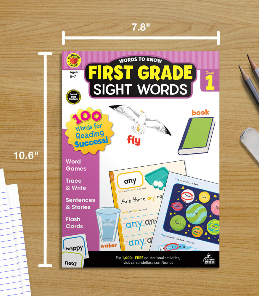 First Grade Sight Words Workbook Grade 1 Paperback