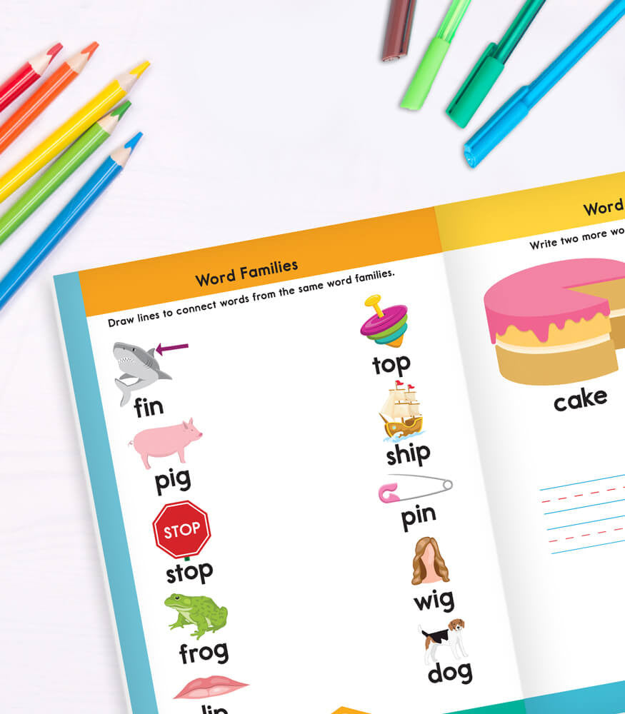 Phonics for First Grade Activity Book Grade 1 Paperback