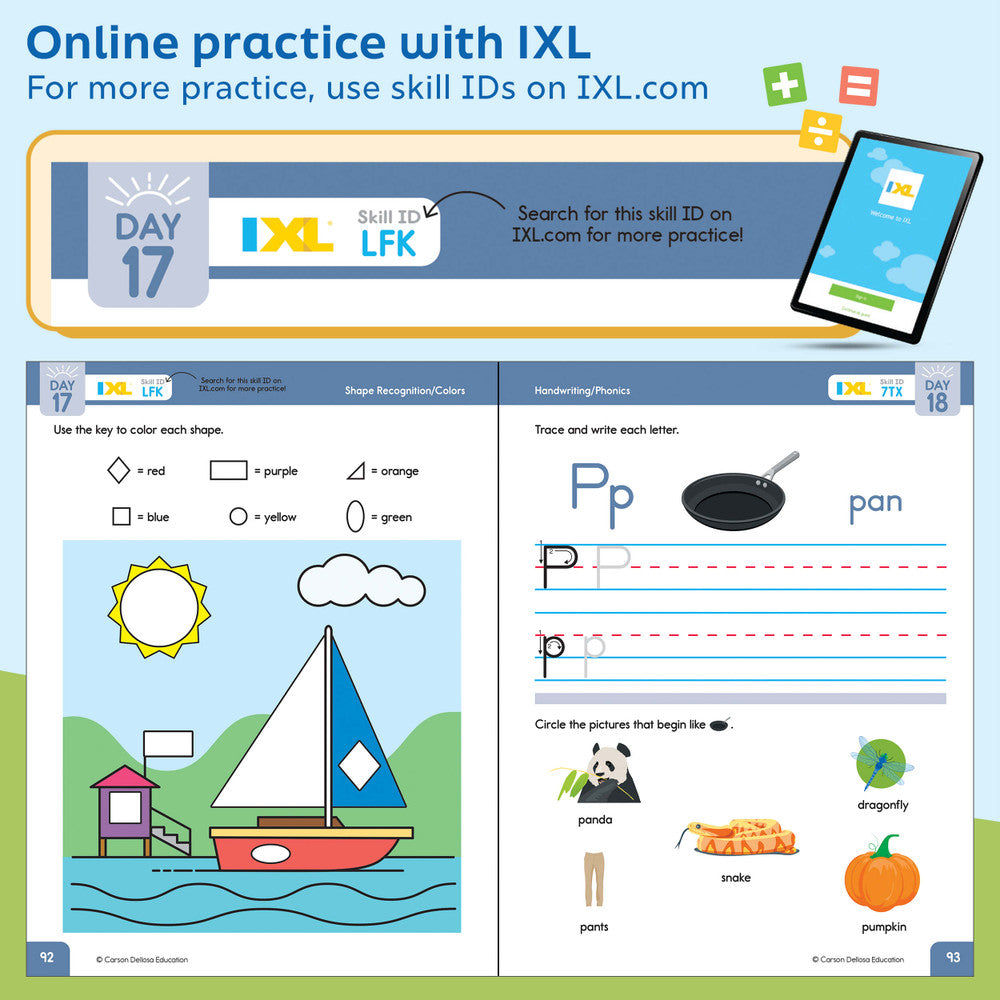 Summer Bridge Activities Workbook Grade PK-K Paperback