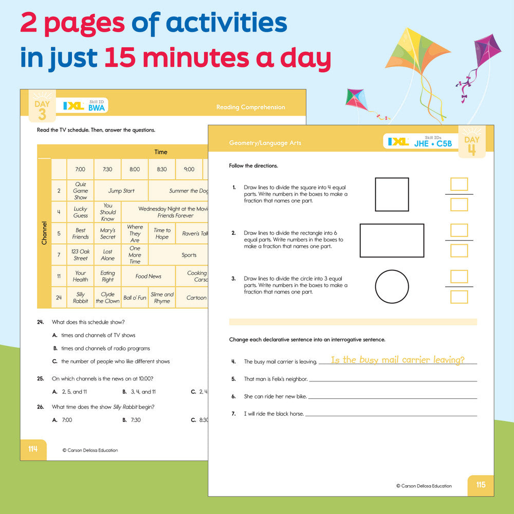 Summer Bridge Activities Workbook Grade 2-3 Paperback