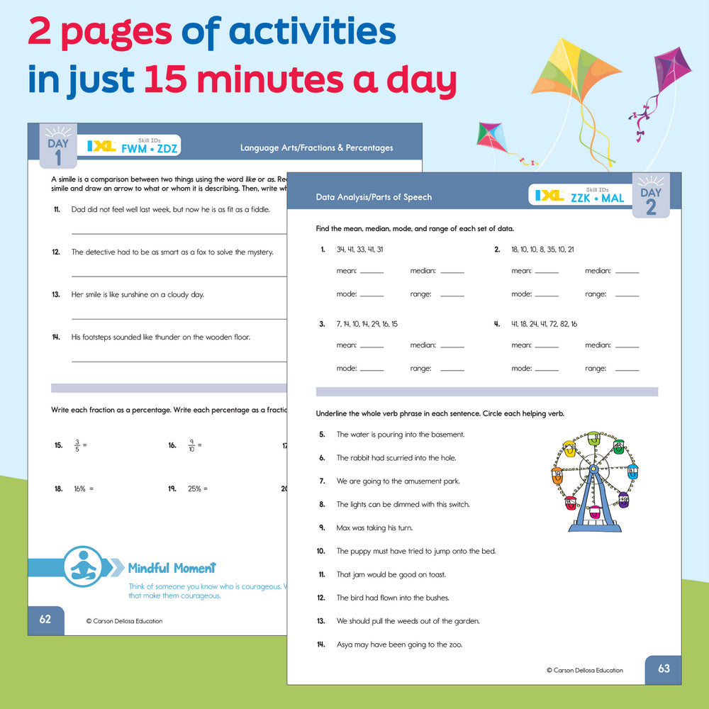 Summer Bridge Activities Workbook Grade 6-7 Paperback