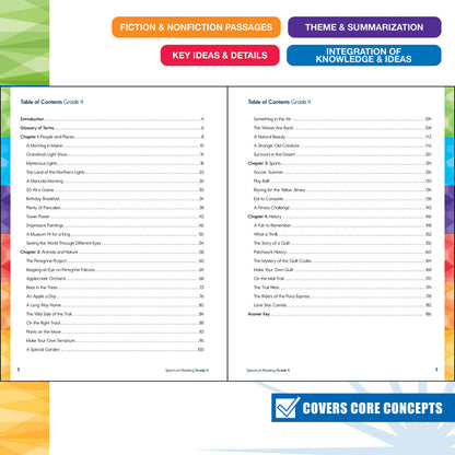 Spectrum Reading Workbook Grade 4 Paperback