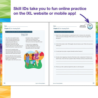 Spectrum Reading Workbook Grade 6 Paperback