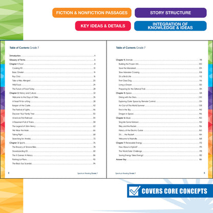 Spectrum Reading Workbook Grade 7 Paperback