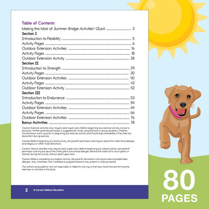 Summer Bridge Activities Quick Workbook Grade PK-K