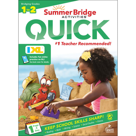 Summer Bridge Activities Quick Workbook Grade 1-2