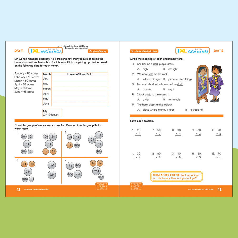 Summer Bridge Activities Quick Workbook Grade 2-3