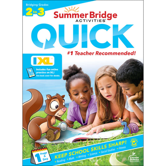 Summer Bridge Activities Quick Workbook Grade 2-3