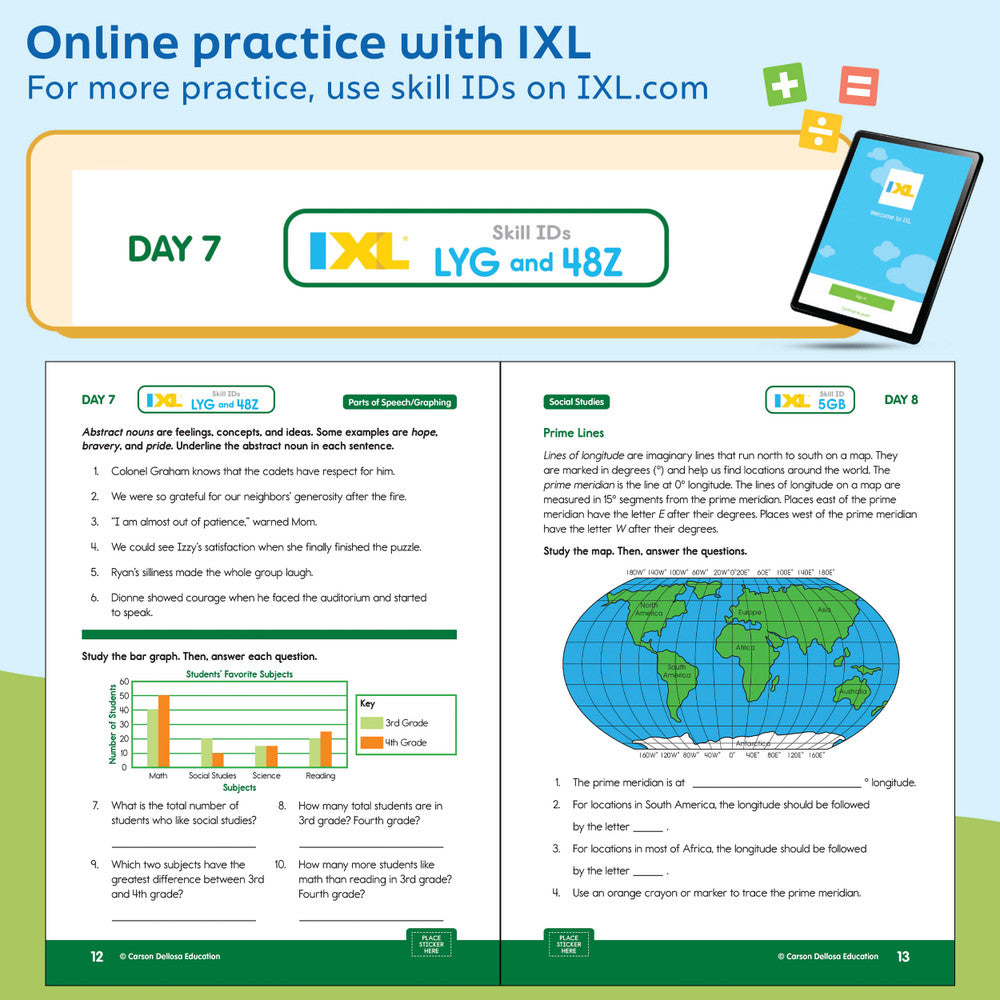 Summer Bridge Activities Quick Workbook Grade 3-4