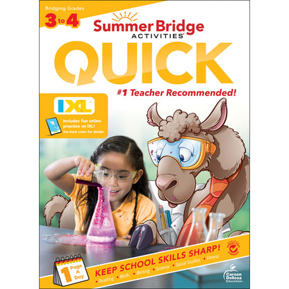 Summer Bridge Activities Quick Workbook Grade 3-4