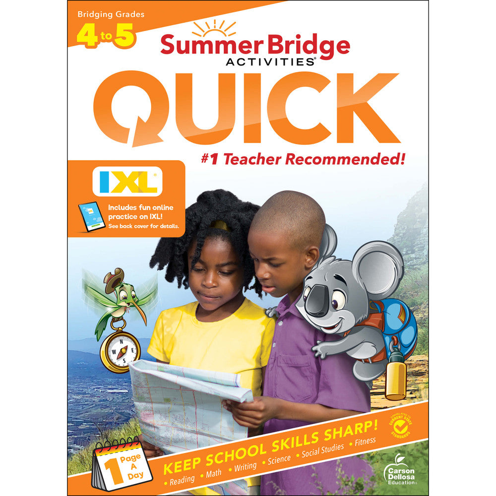 Summer Bridge Activities Quick Workbook Grade 4-5