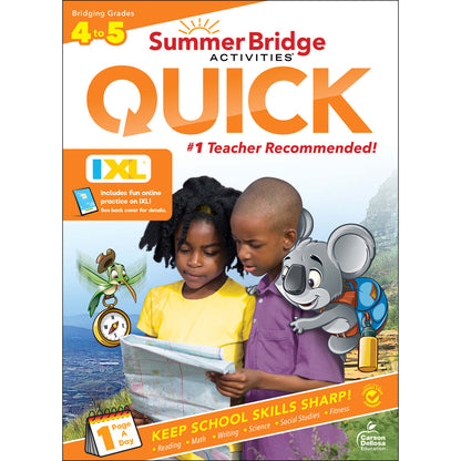 Summer Bridge Activities Quick Workbook Grade 4-5