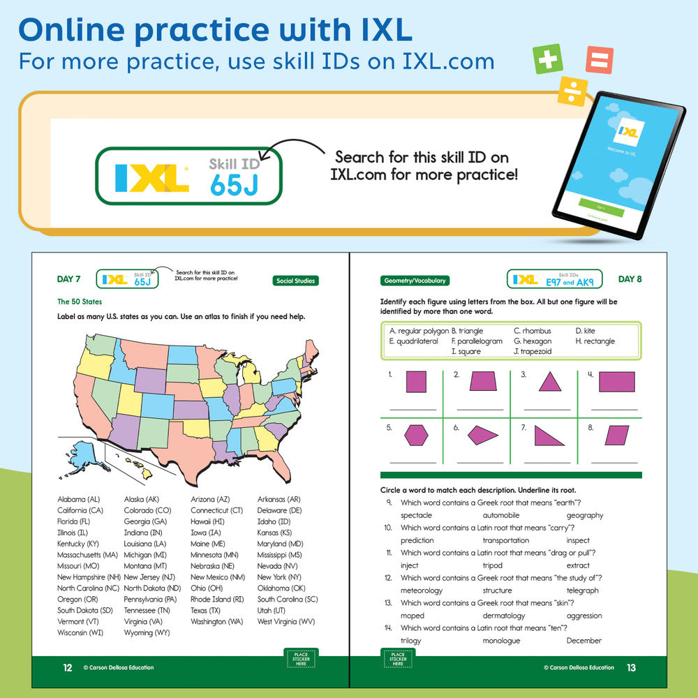 Summer Bridge Activities Quick Workbook Grade 5-6