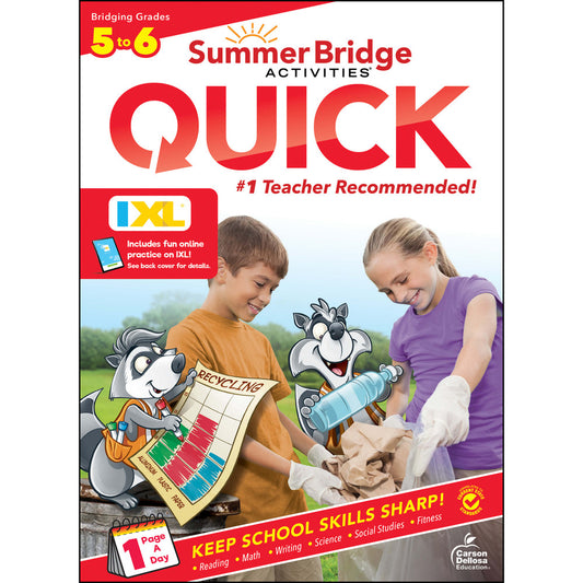 Summer Bridge Activities Quick Workbook Grade 5-6