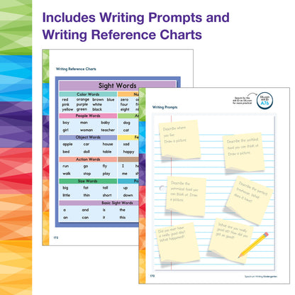 Spectrum Writing Workbook Grade K Paperback
